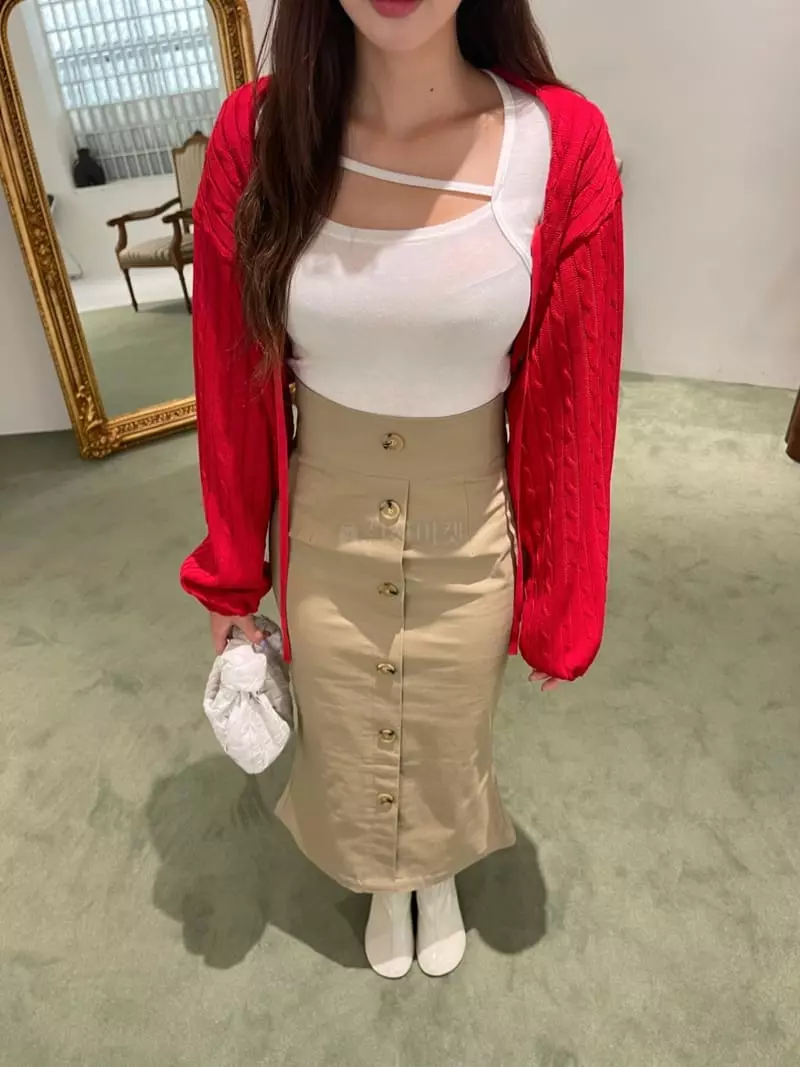 Four Eight - Korean Women Fashion - #womensfashion - Twist Bolero Cardigan - 7