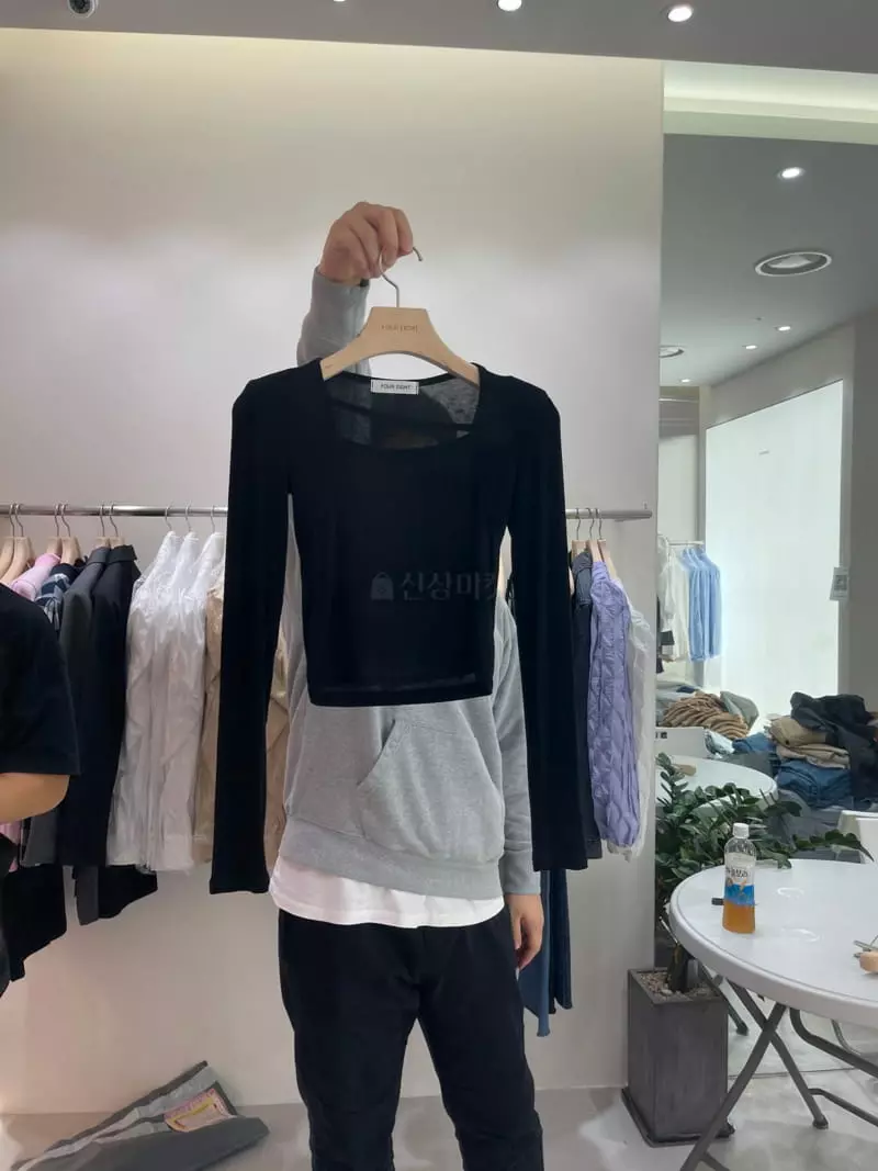 Four Eight - Korean Women Fashion - #womensfashion - Bolero Tee - 9
