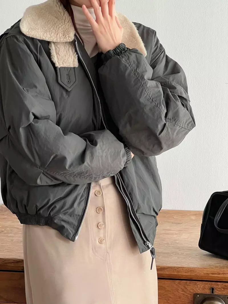 Fre - Korean Women Fashion - #womensfashion - Wind Field Jacket - 4