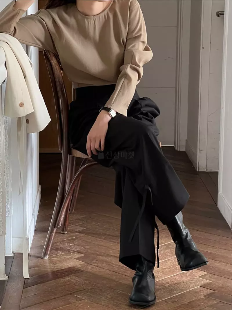 Fre - Korean Women Fashion - #momslook - Round Button Blouse - 3