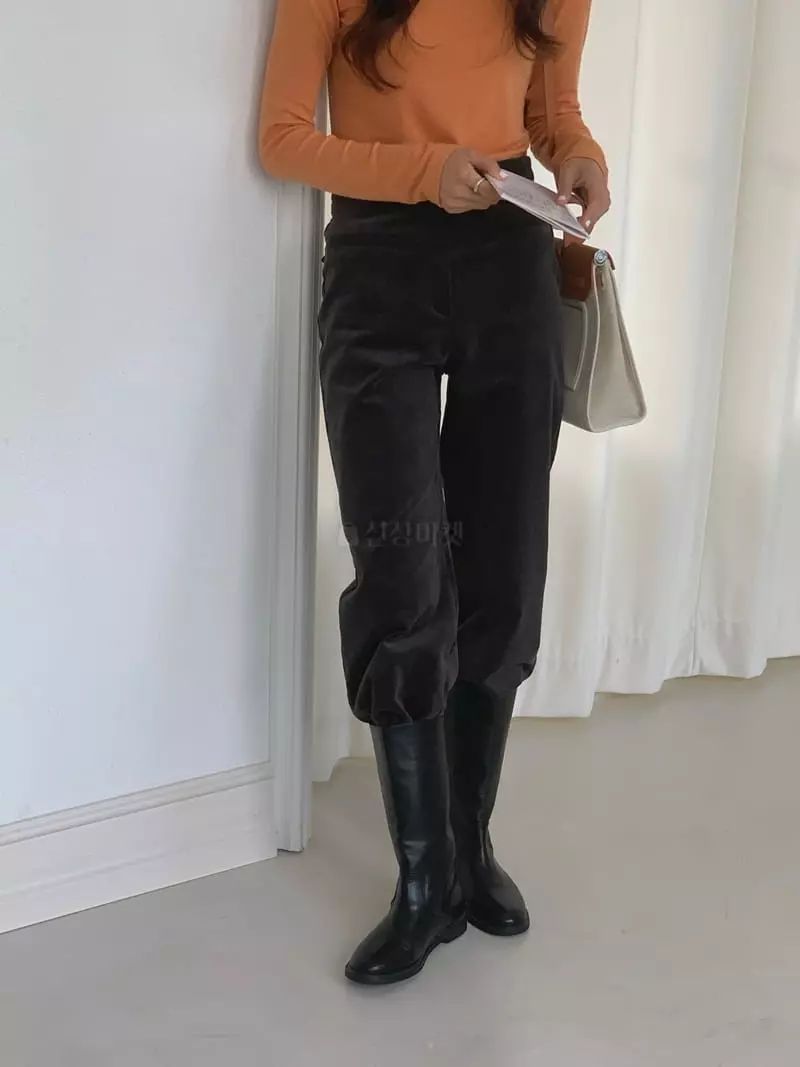 Fre - Korean Women Fashion - #momslook - Corduroy Pants - 3