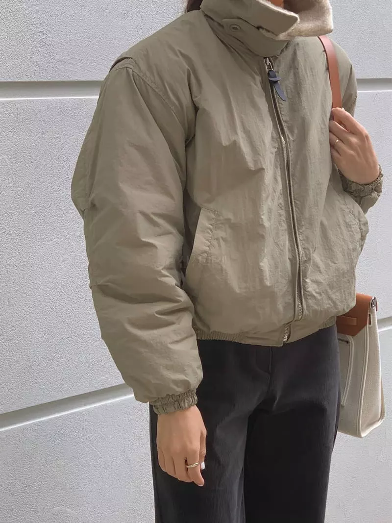 Fre - Korean Women Fashion - #womensfashion - Wind Field Jacket - 3