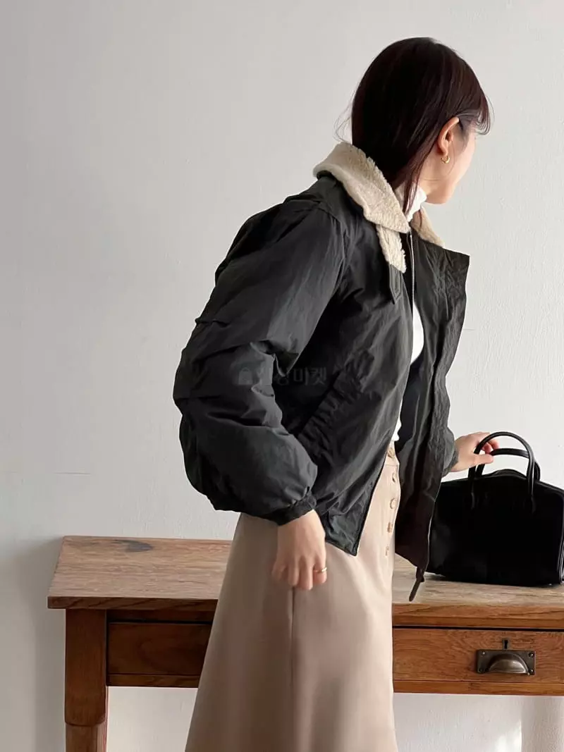Fre - Korean Women Fashion - #womensfashion - Wind Field Jacket - 5