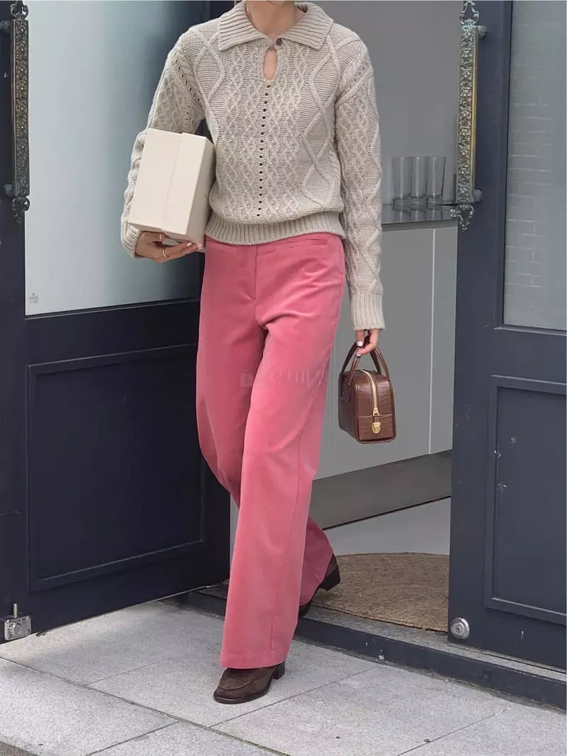 Fre - Korean Women Fashion - #womensfashion - Corduroy Pants - 2