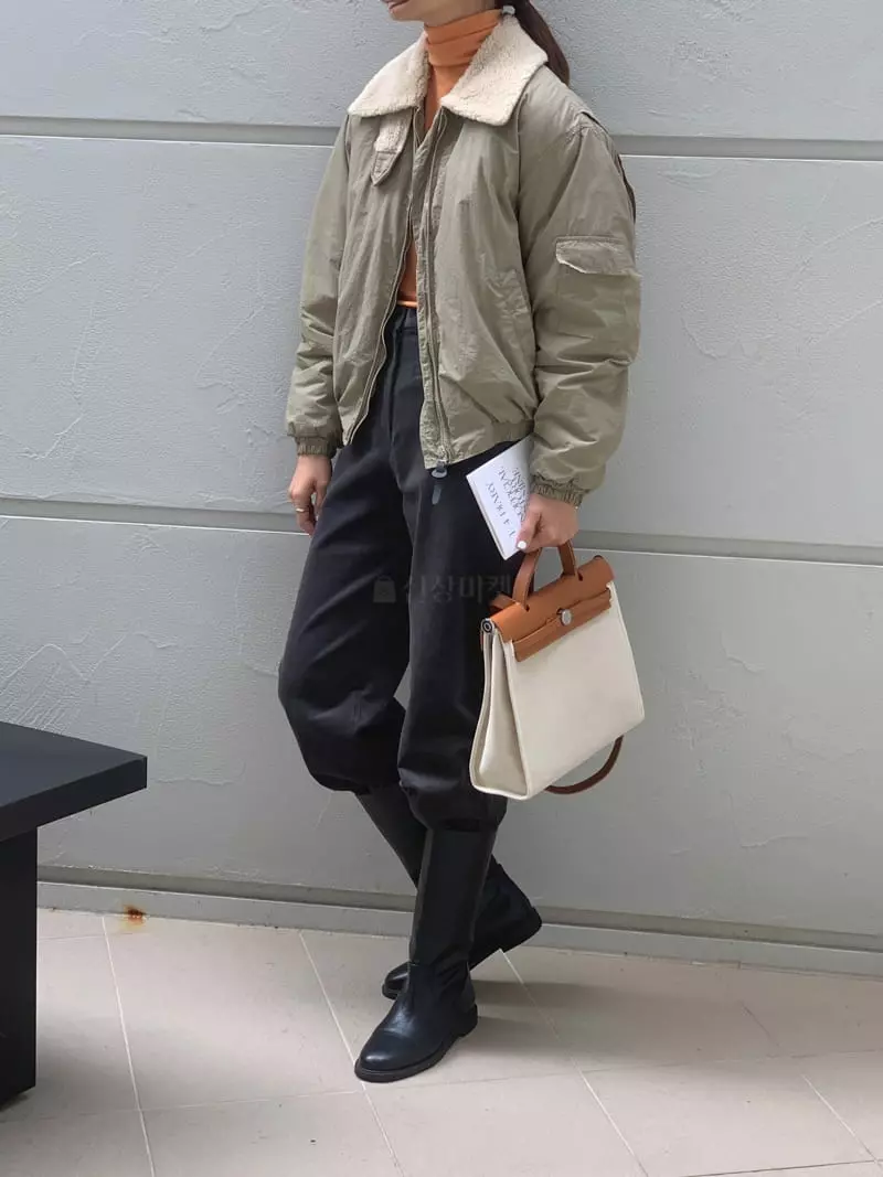 Fre - Korean Women Fashion - #momslook - Corduroy Pants - 4