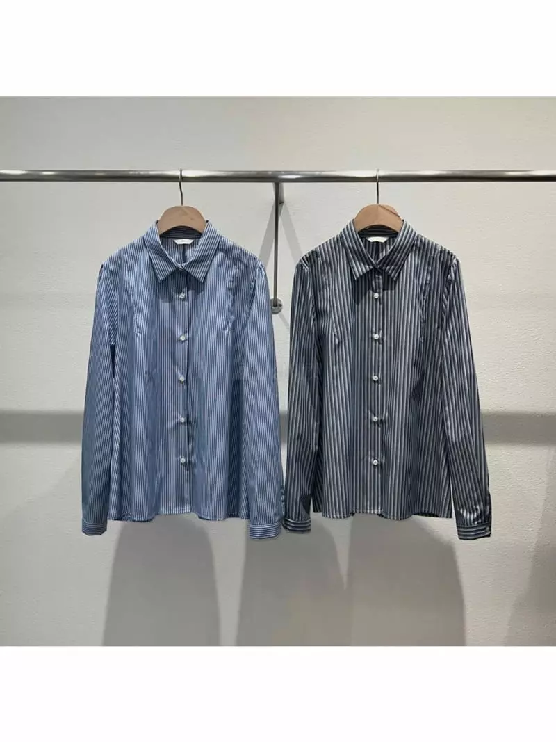 Fre - Korean Women Fashion - #womensfashion - Stripes Shirt - 6