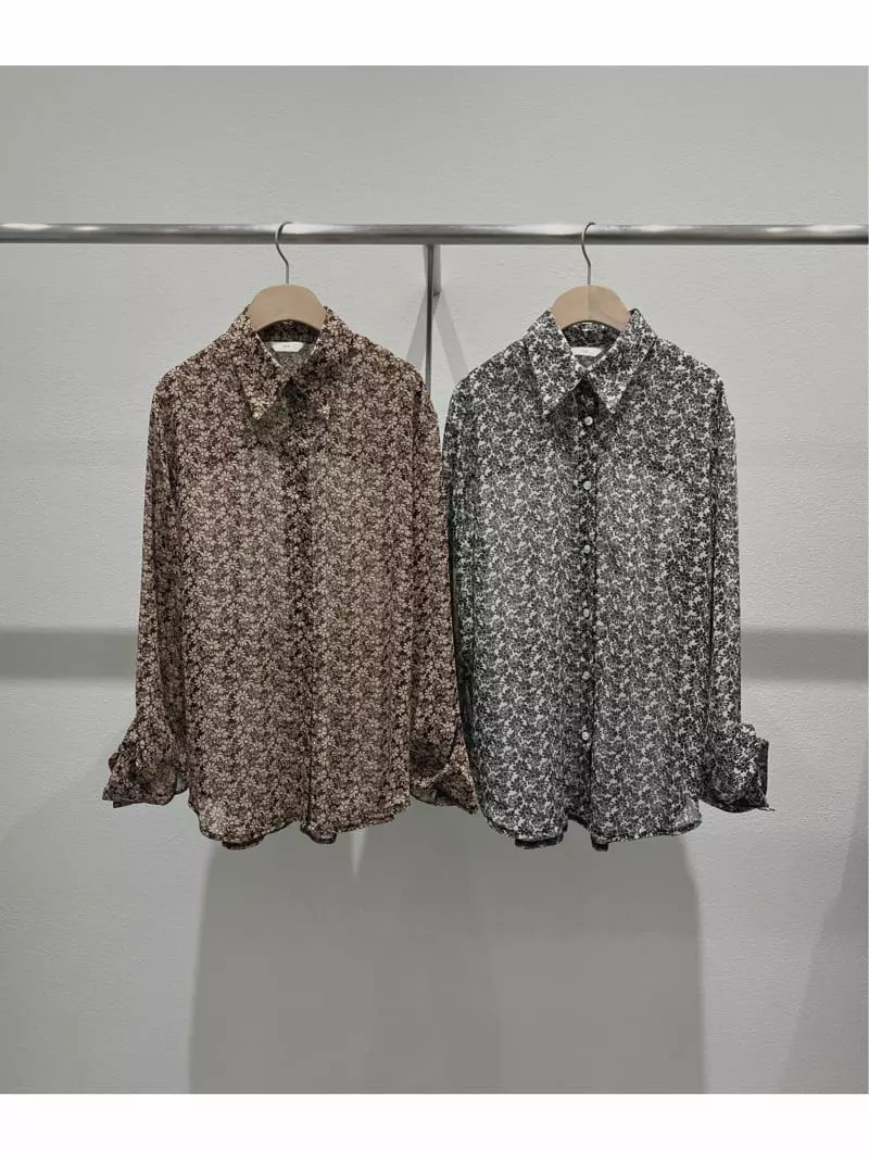 Fre - Korean Women Fashion - #womensfashion - Flower Blouse - 5
