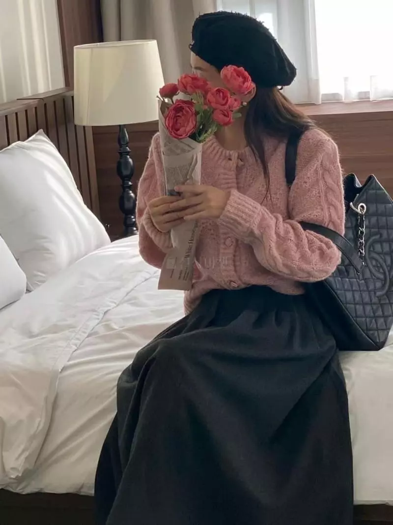 Frill - Korean Women Fashion - #thelittlethings - Mo Hair Cardigan - 4