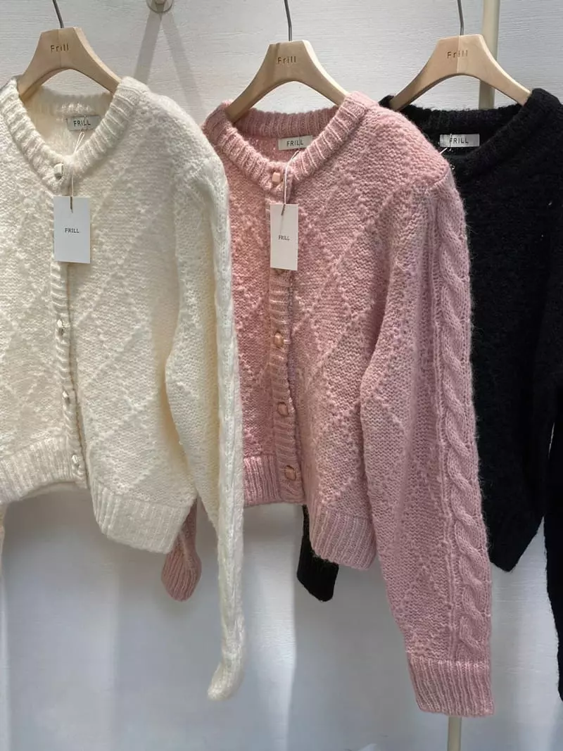 Frill - Korean Women Fashion - #momslook - Mo Hair Cardigan - 6