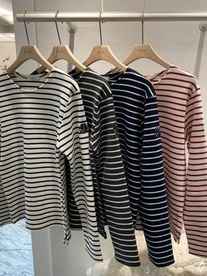 Frill - Korean Women Fashion - #momslook - Dot Tee - 5