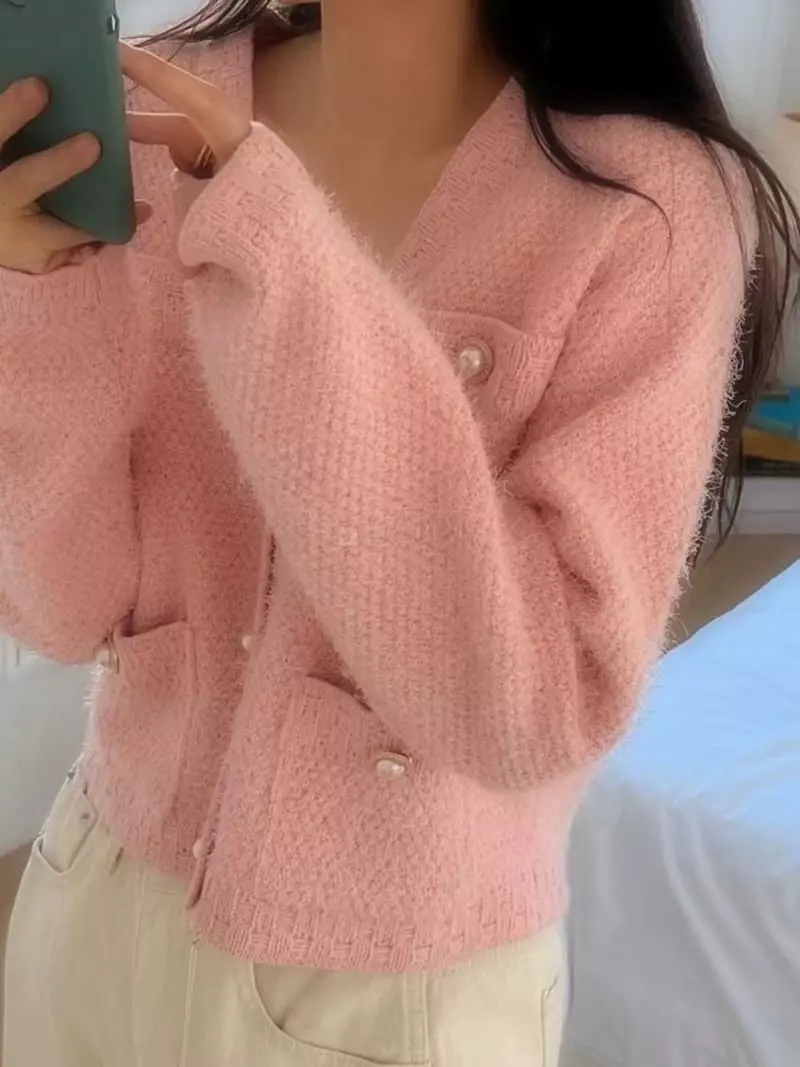 Frill - Korean Women Fashion - #pursuepretty - Sha Cotton Candy Cardigan