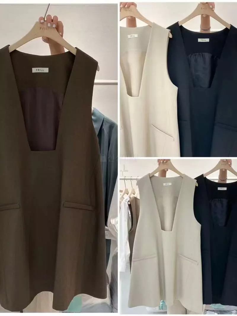 Frill - Korean Women Fashion - #restrostyle - Ellen One-piece - 5