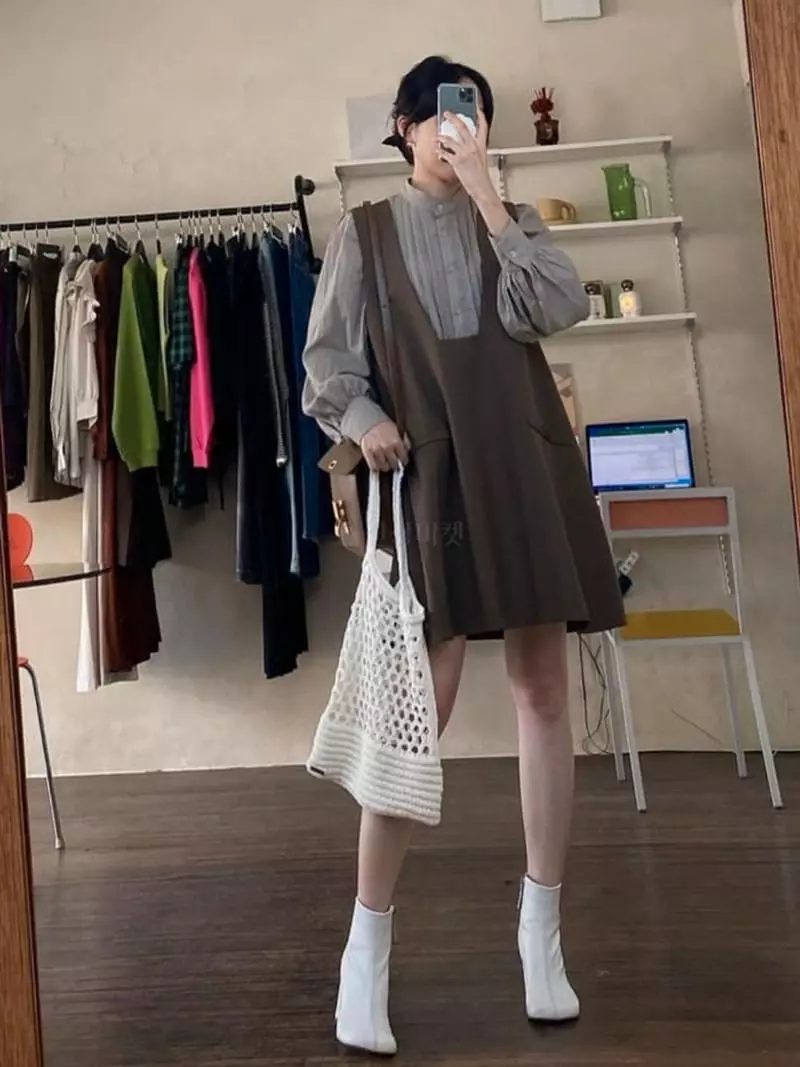 Frill - Korean Women Fashion - #shopsmall - Ellen One-piece - 7
