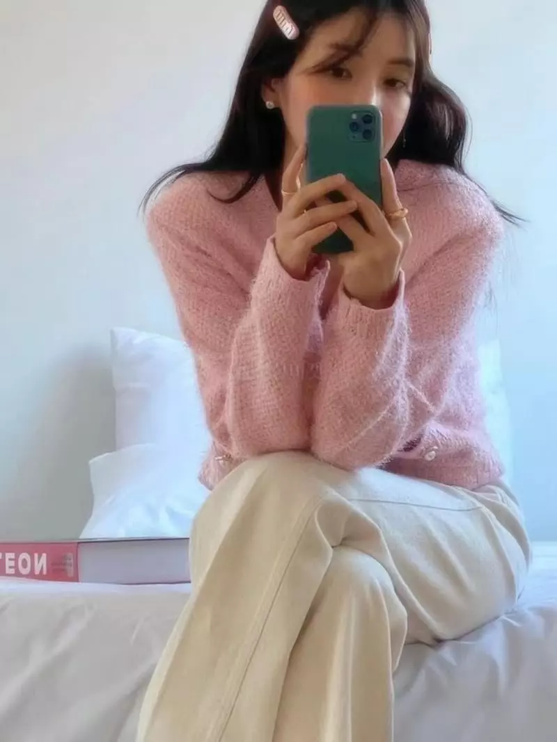 Frill - Korean Women Fashion - #thelittlethings - Sha Cotton Candy Cardigan - 6
