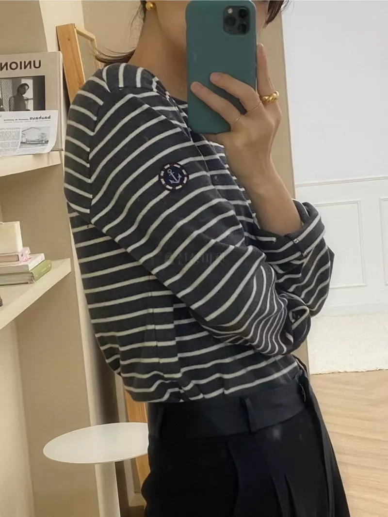 Frill - Korean Women Fashion - #momslook - Dot Tee - 4