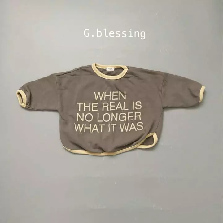 G Blessing - Korean Children Fashion - #todddlerfashion - Real Color Sweatshirt