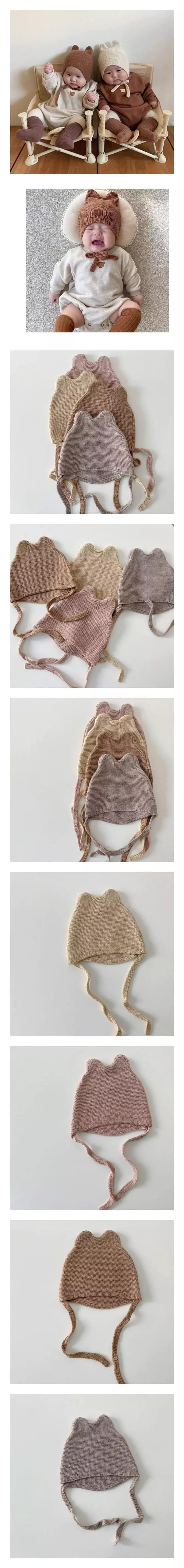 G Flower - Korean Children Fashion - #prettylittlegirls - Aga Knit Bear Hat