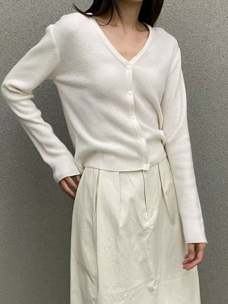 Gallery - Korean Women Fashion - #momslook - Rib Cardigan - 2
