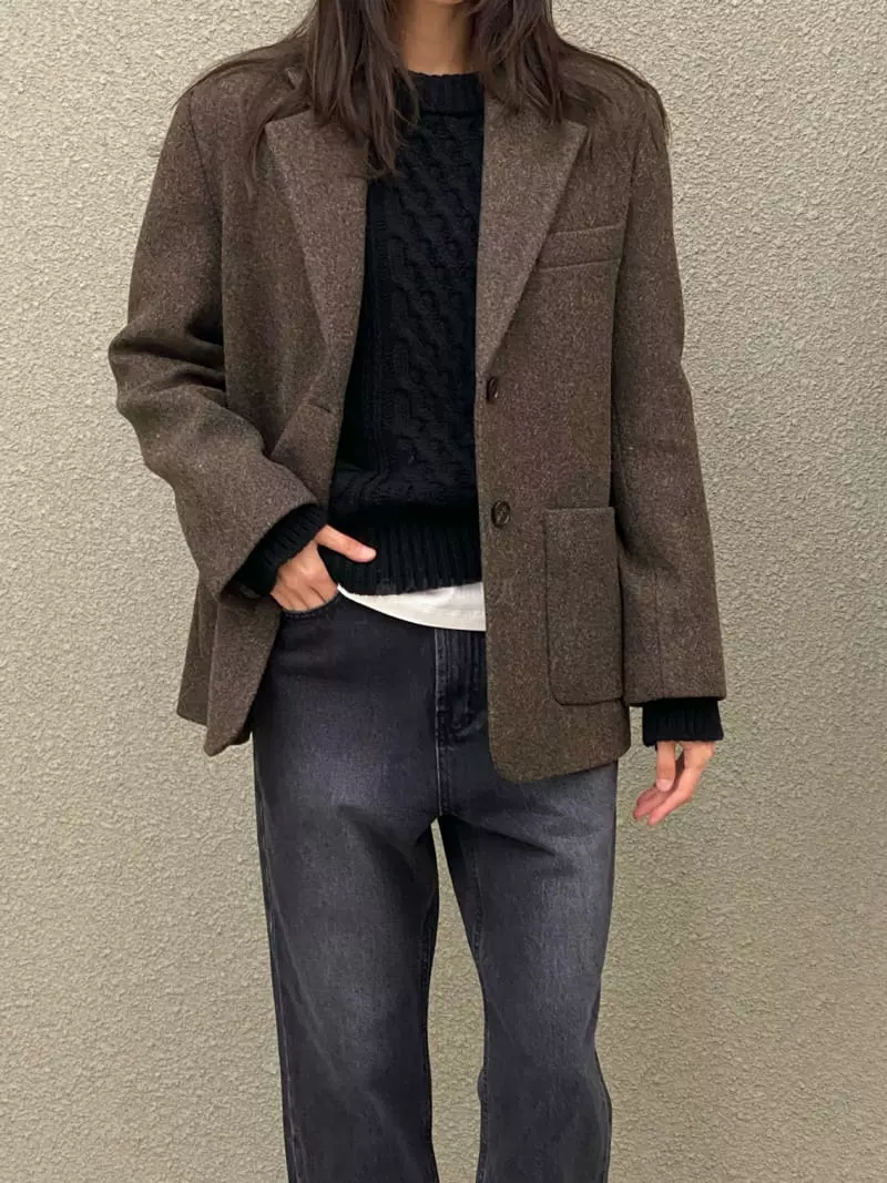 Gallery - Korean Women Fashion - #womensfashion - Two Button Jacket - 2