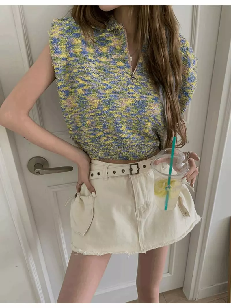 Gateless - Korean Women Fashion - #momslook - Cargo Mini Skirt - 8