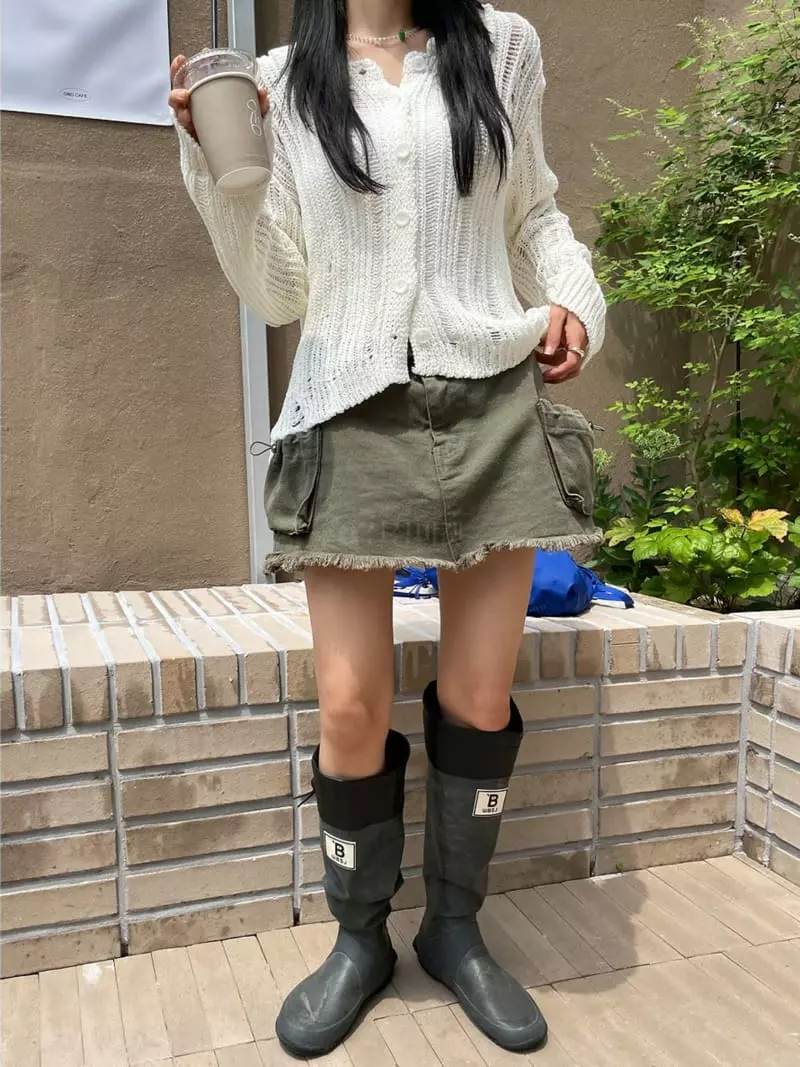 Gateless - Korean Women Fashion - #womensfashion - Cargo Mini Skirt - 11