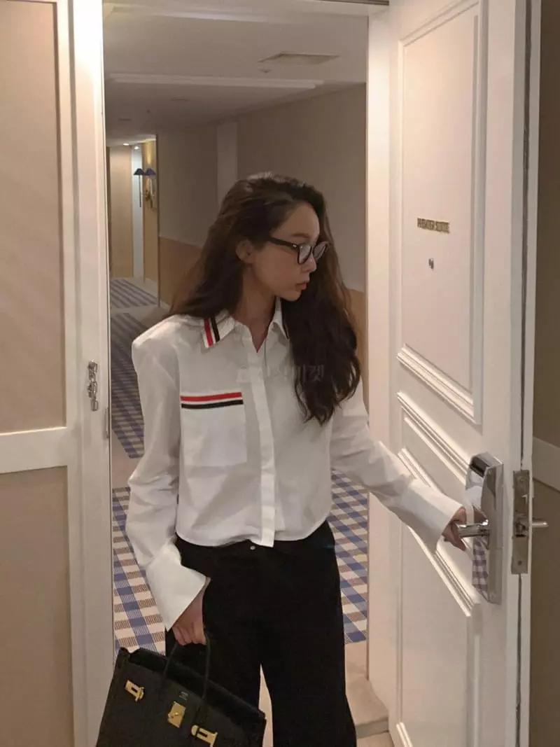 Gentlewoman - Korean Women Fashion - #momslook - Doubling Shirt