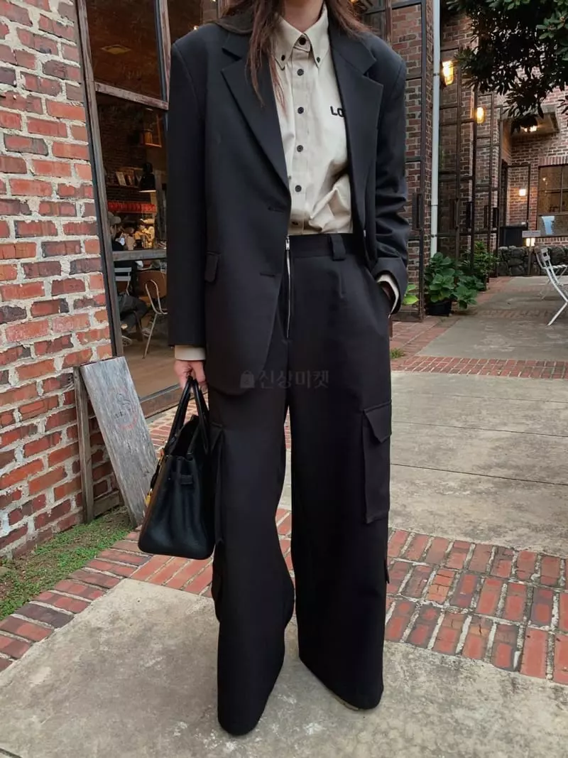 Gentlewoman - Korean Women Fashion - #pursuepretty - Burning Cargo Pants - 2