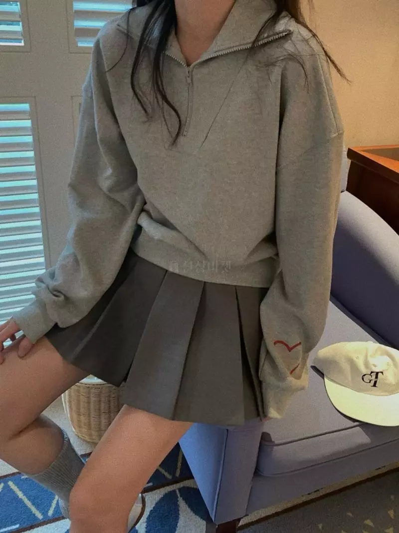 Gentlewoman - Korean Women Fashion - #womensfashion - Heart Sweatshirt - 8