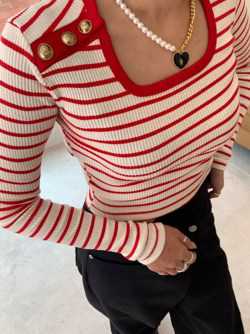 Ginger - Korean Women Fashion - #womensfashion - Marie Crop Tee - 4