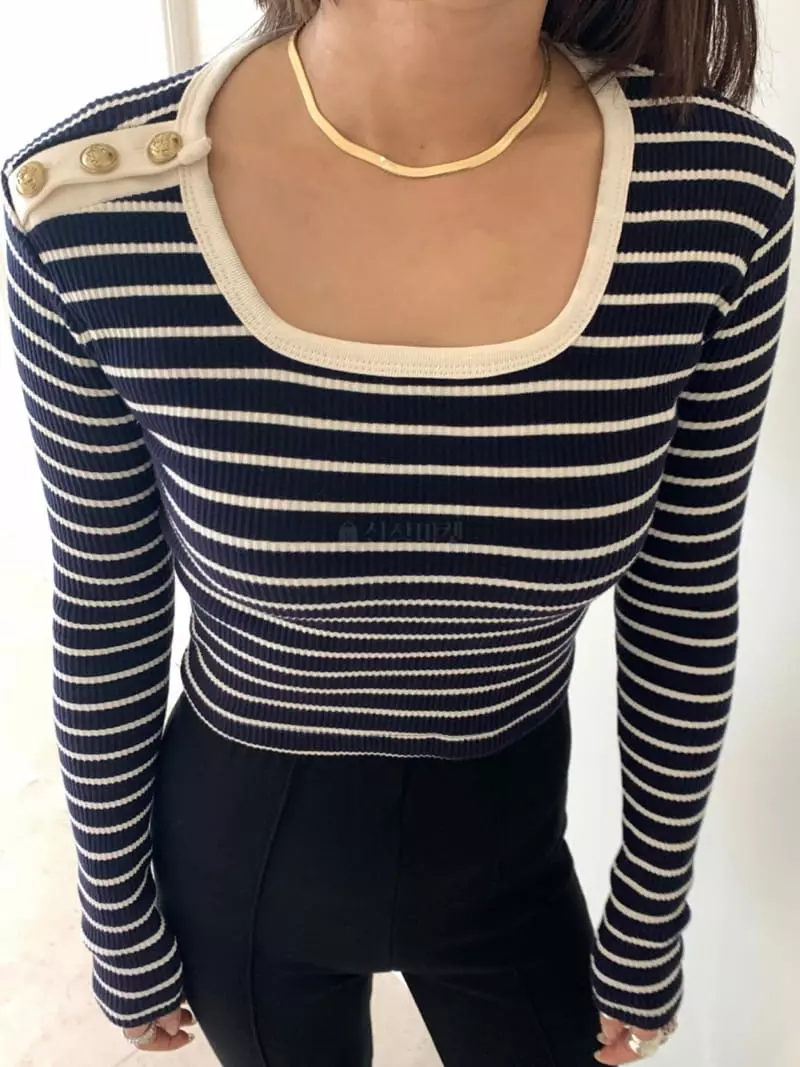 Ginger - Korean Women Fashion - #womensfashion - Marie Crop Tee - 3