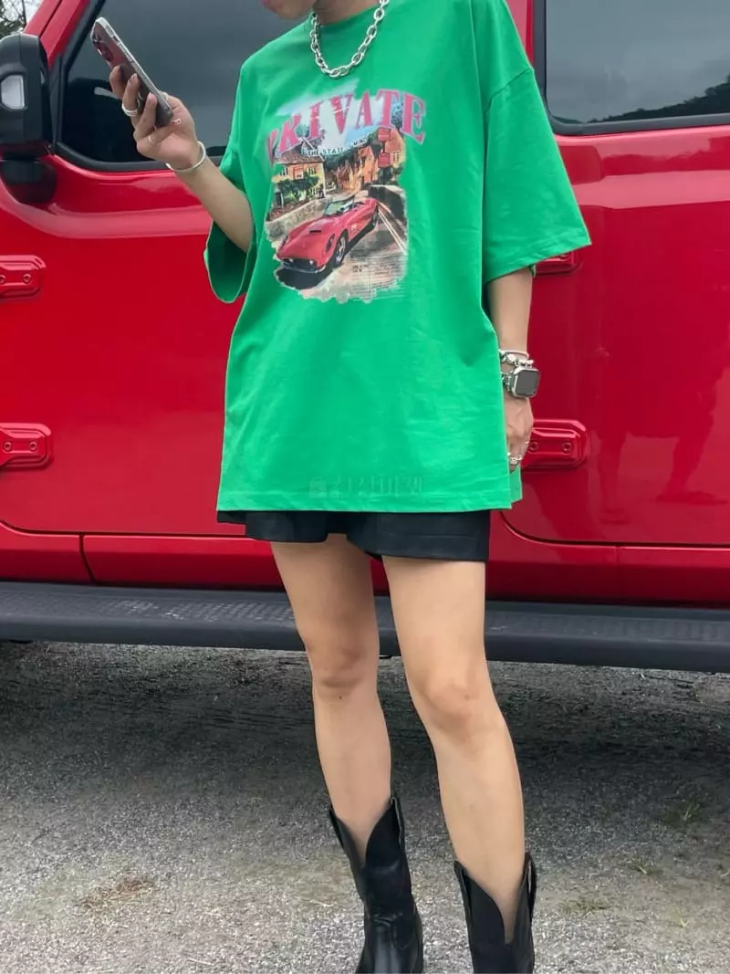 Ginger - Korean Women Fashion - #womensfashion - Vintage Tee - 12