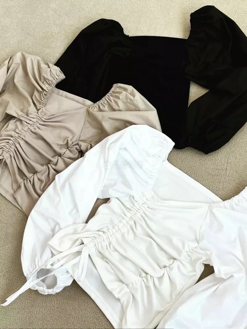 Ginger - Korean Women Fashion - #womensfashion - Uni Tunnel Blouse - 5