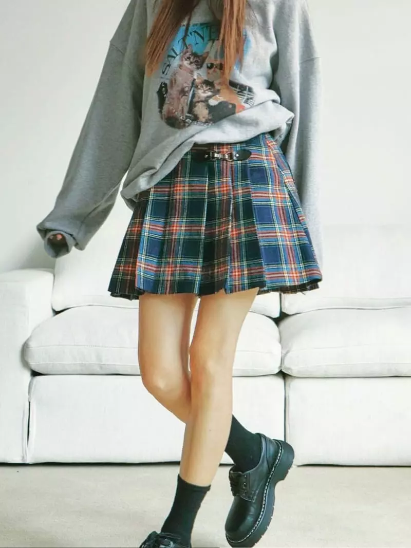 Ginger - Korean Women Fashion - #womensfashion - High Teen Skirt pAnts
