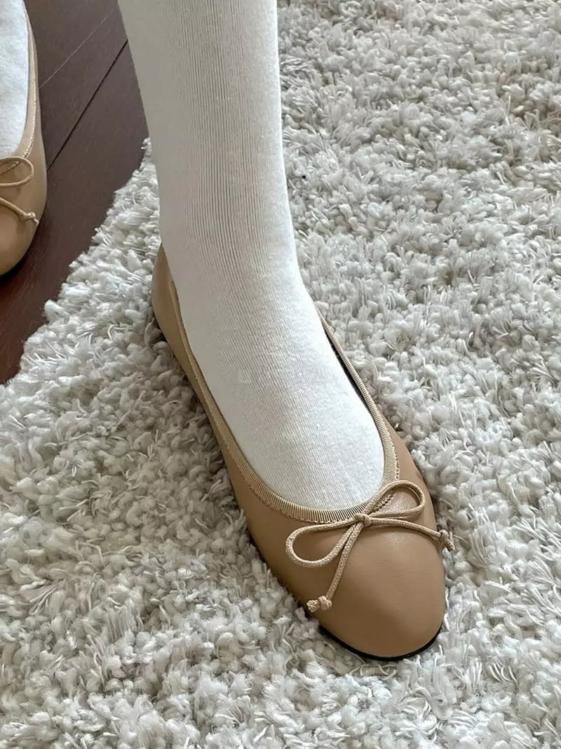 Golden Shoe - Korean Women Fashion - #momslook - st2108 Flats - 7
