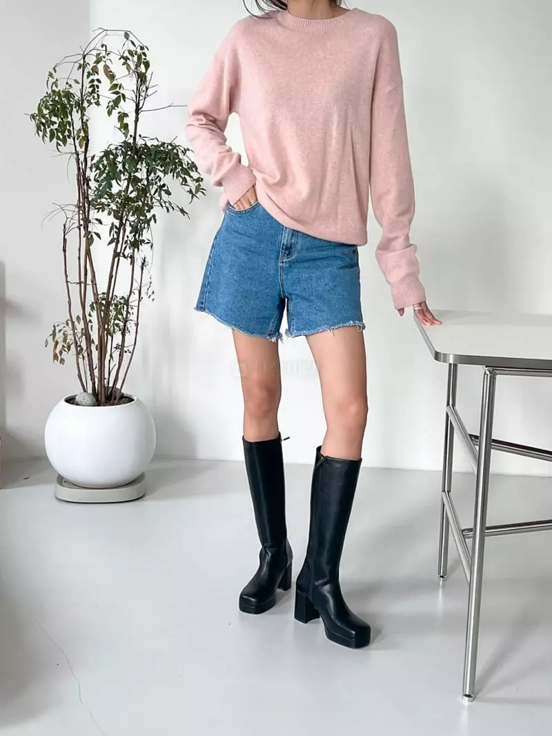 Golden Shoe - Korean Women Fashion - #momslook - SE1862 Long Boots