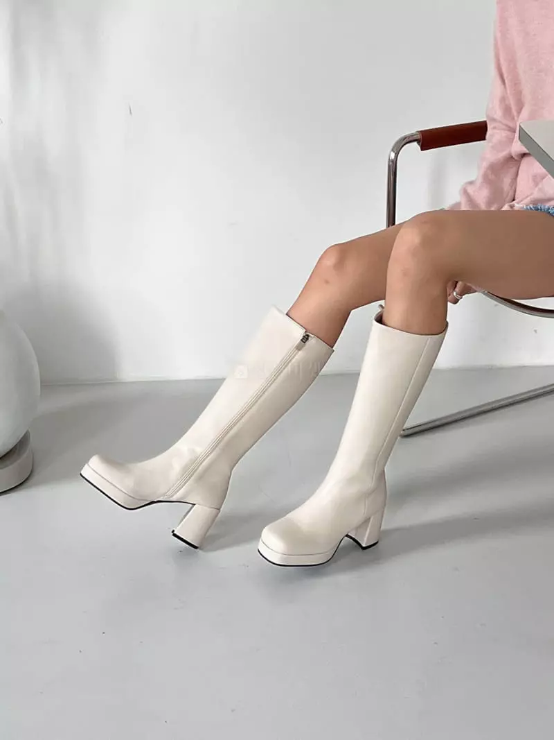 Golden Shoe - Korean Women Fashion - #momslook - SE1862 Long Boots - 11