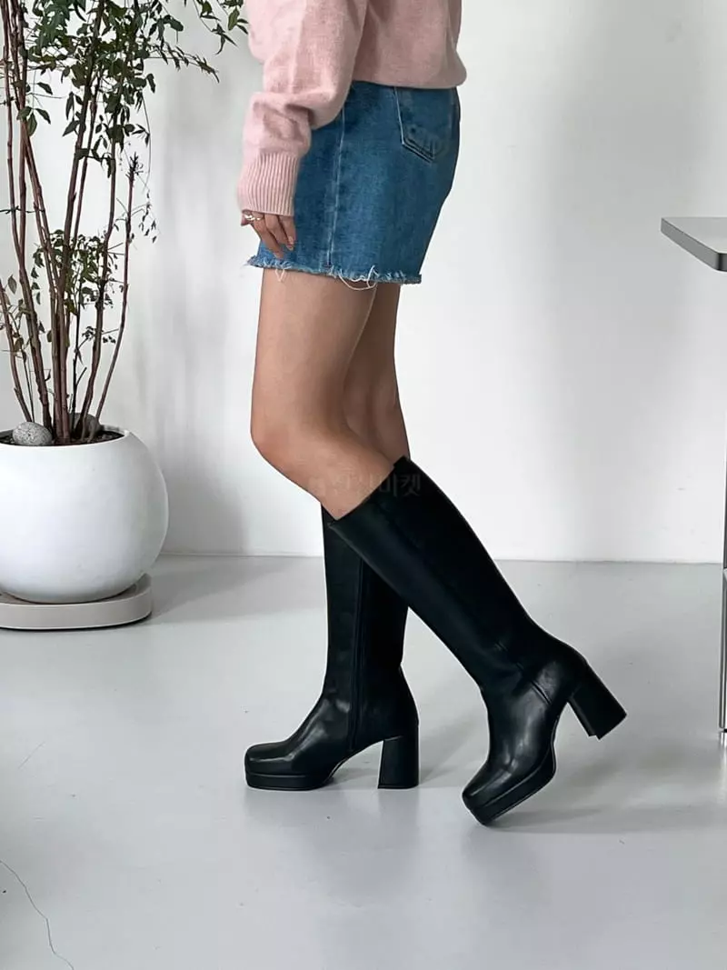 Golden Shoe - Korean Women Fashion - #momslook - SE1862 Long Boots - 3