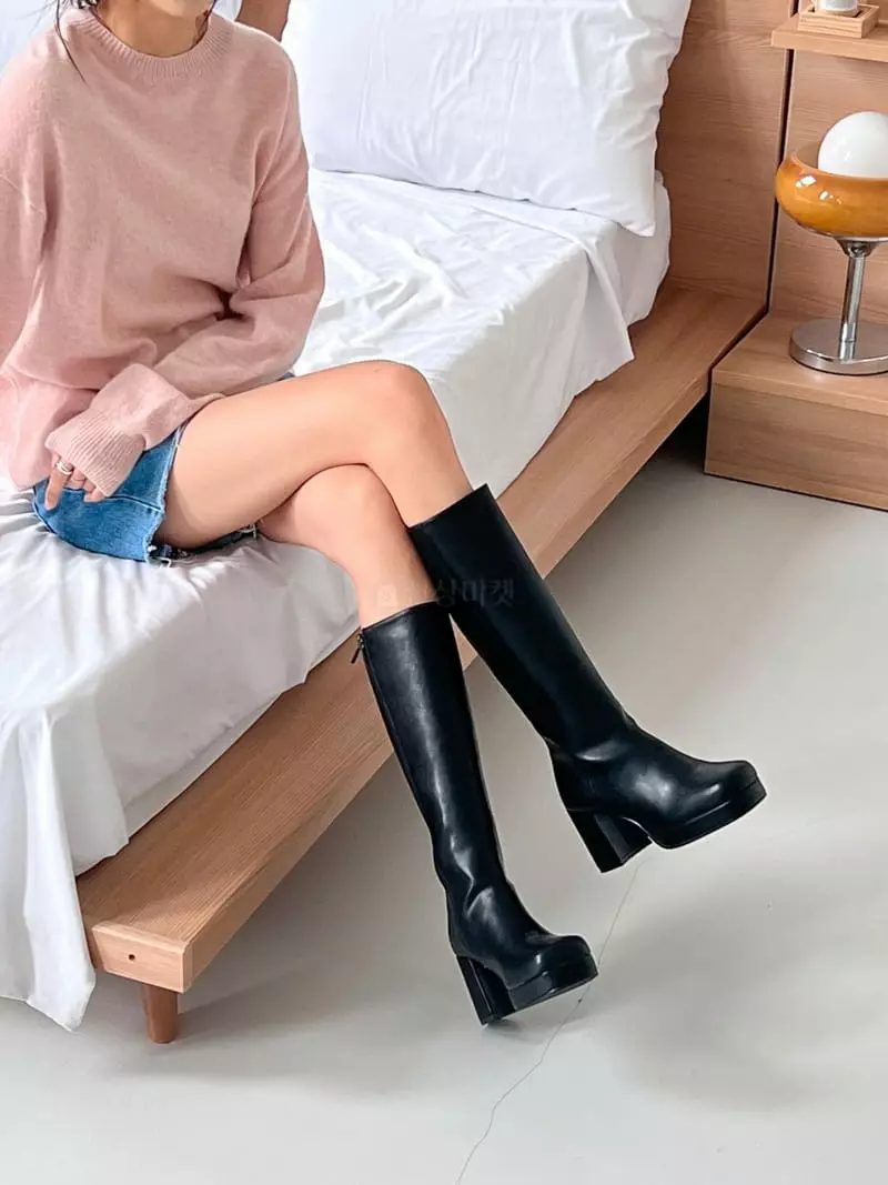 Golden Shoe - Korean Women Fashion - #momslook - SE1862 Long Boots - 7