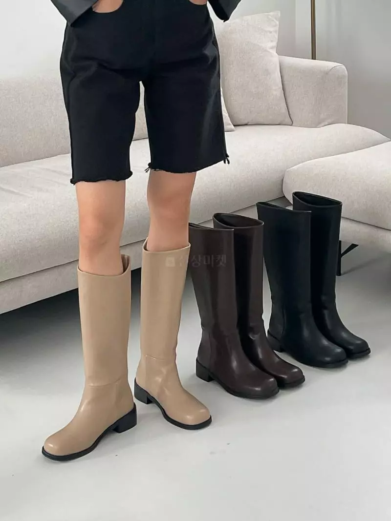 Golden Shoe - Korean Women Fashion - #momslook - SE1861 Long Boots - 2