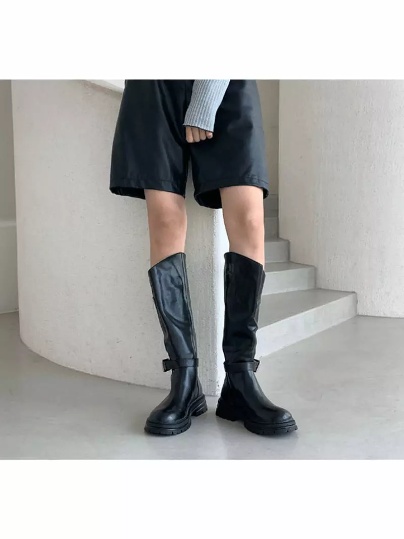 Golden Shoe - Korean Women Fashion - #momslook - rm0105 Boots - 9