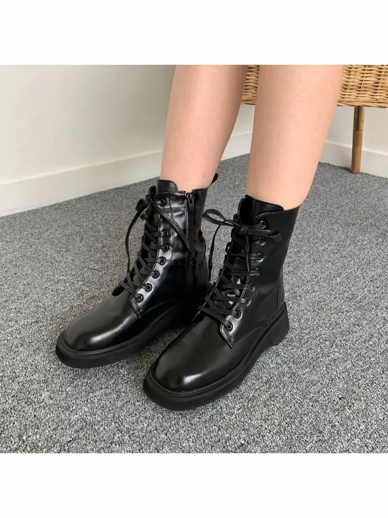 Golden Shoe - Korean Women Fashion - #momslook - RD064 Boots - 12