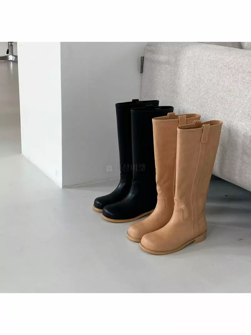 Golden Shoe - Korean Women Fashion - #momslook - ra220 Long Boots