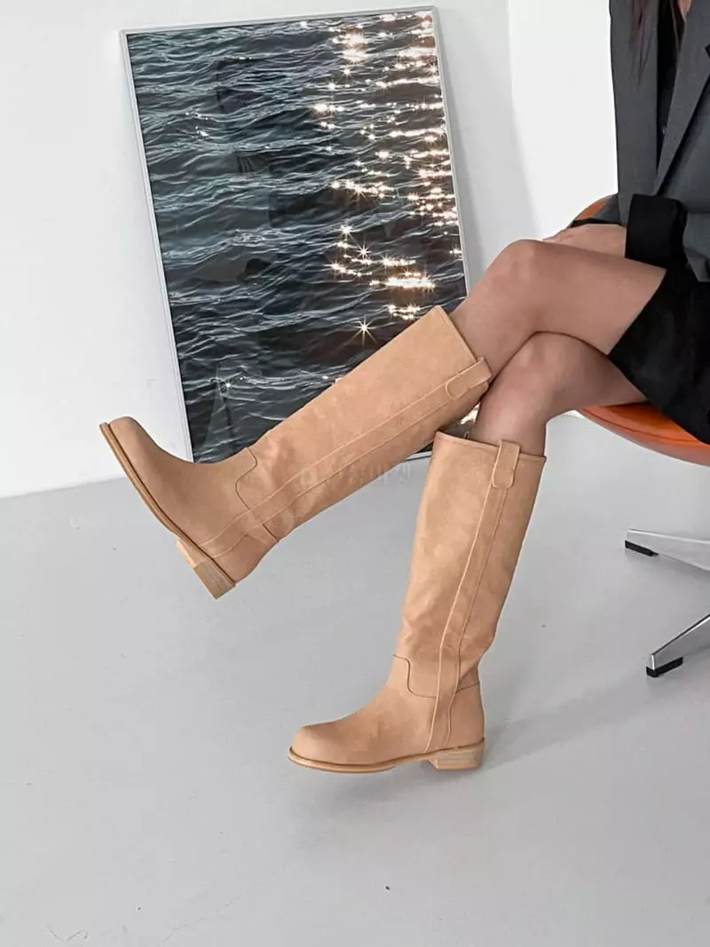 Golden Shoe - Korean Women Fashion - #momslook - ra220 Long Boots - 3