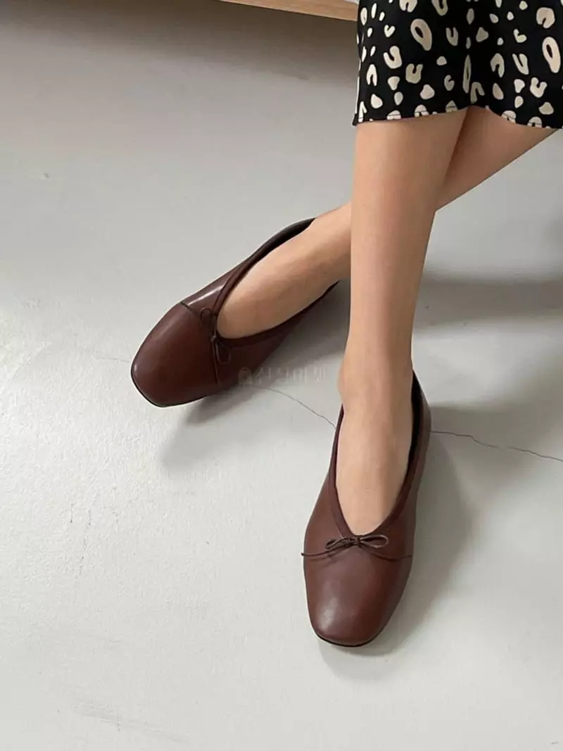 Golden Shoe - Korean Women Fashion - #momslook - ra207 Flats