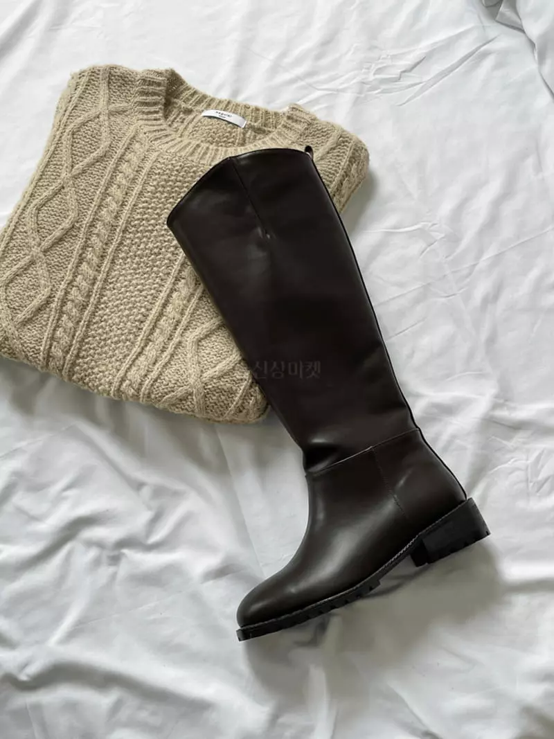 Golden Shoe - Korean Women Fashion - #momslook - ra199 Boots - 2