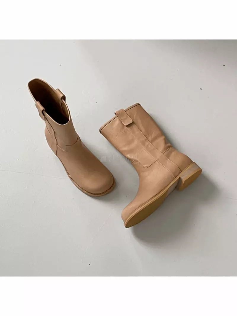 Golden Shoe - Korean Women Fashion - #momslook - ra198 Long Boots