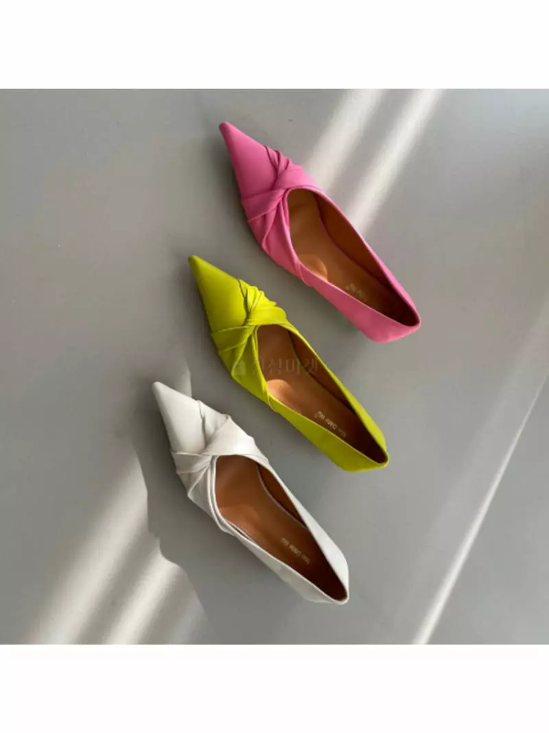 Golden Shoe - Korean Women Fashion - #momslook - RA0152 Heel - 6