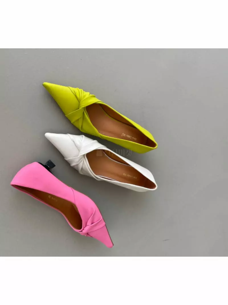 Golden Shoe - Korean Women Fashion - #momslook - RA0152 Heel - 8