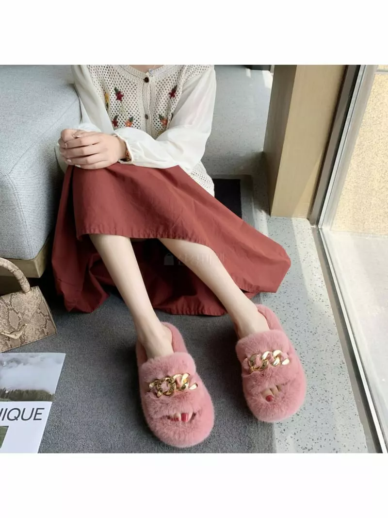 Golden Shoe - Korean Women Fashion - #momslook - R7158 Slippers - 11