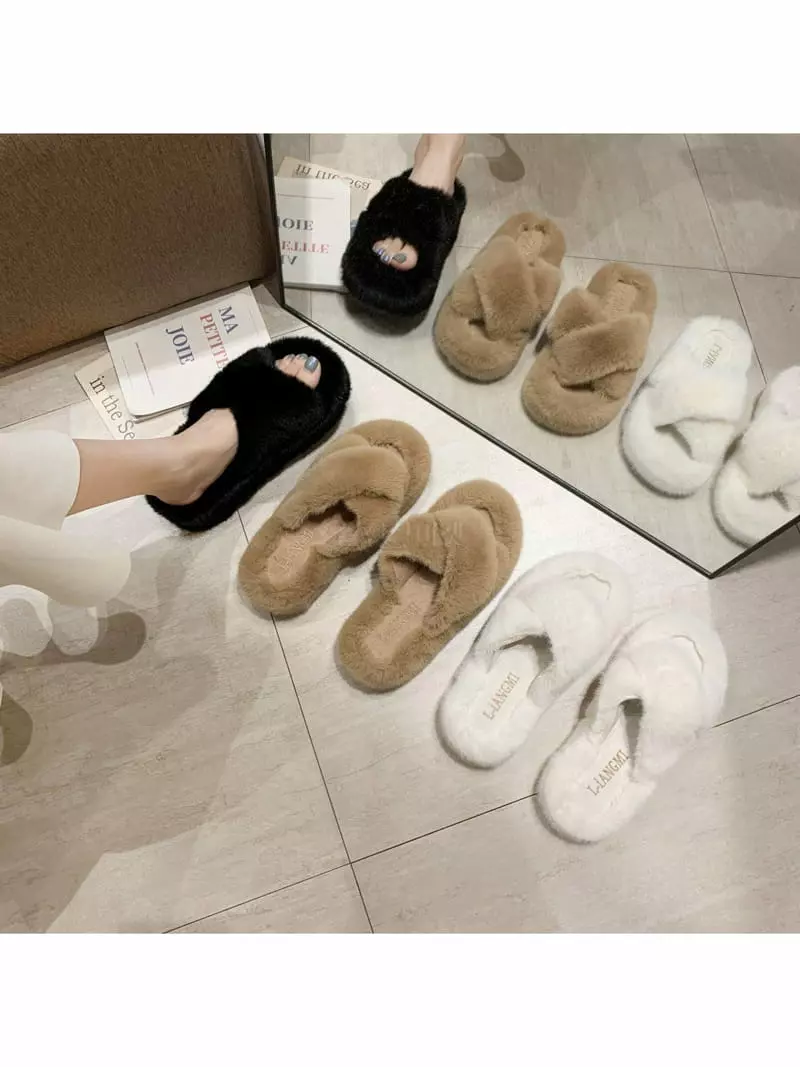 Golden Shoe - Korean Women Fashion - #momslook - R7022 Slippers - 3